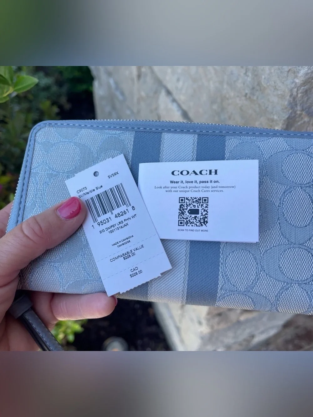 ✨Brand New Coach Dempsey Large Phone Wallet ✨